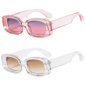 แว่นกันแดดทรงสี่เหลี่ยมลายเพ้นท์ 3 มิติ สีสันใหม่ล่าสุด ขายส่ง สำหรับผู้หญิงและผู้ชาย ปี 2022 - Product Image 2
