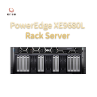خادم راك Dell PowerEdge XE9680L مع نظام تخزين فلاش ومعالج Xeon