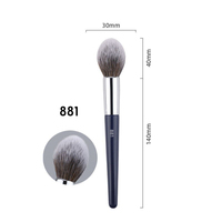 Cosmétiques en gros, pinceau de contour, de surligneur et de fard à joues de haute qualité et de luxe pour le maquillage, pinceau de maquillage professionnel personnalisé avec logo