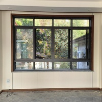 Ventana Corredera Moderna Minimalista de Aleación de Aluminio con Función Antiviento para Cocina, Lavandería, Taller, Casa de Campo - Hongqi S-90