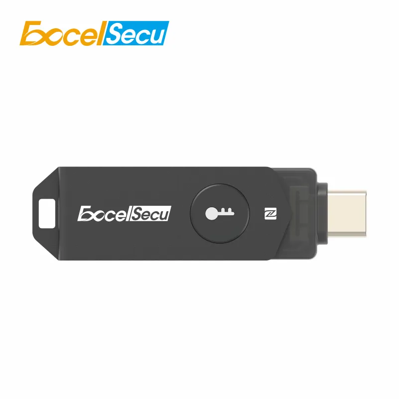 Excelsecu eSecuFIDO-FD202-FD6 USB-C NFC FIDO2 U2F Security key Azure login