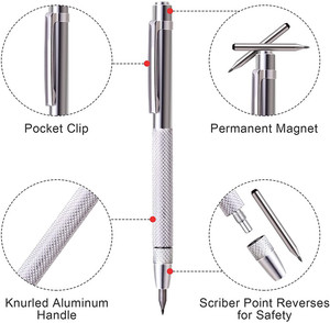 Tungsten Carbide Scribers with Magnet, <strong>Etching</strong> Scribner Marking <strong>Tools</strong> for Tiled Glass Ceramics - Product Image 3