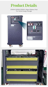 11000 Cycles Solar <b>Battery</b> With WiFi and IP54 32kWh Lithium <b>Battery</b> Home Energy Storage - Product Image 1