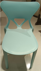 Modern Iron Restaurant <b>Chair</b> Contemporary Design Eco-Friendly Durable Easy Clean <b>Dining</b> Furniture Commercial Use Oval Seat Frame - Product Image 5