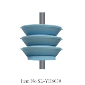 กระถางพลาสติกสำหรับตกแต่งเสาไฟ ตกแต่งเสาโคมไฟด้วยต้นไม้และดอกไม้ - Product Image 2