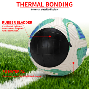 Ballon de football en PVC cousu à la machine, taille <span class=keywords><strong>5</strong></span>, vente en gros du fabricant, pour l'entraînement - Product Image 3