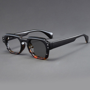 Lunettes <span class=keywords><strong>de</strong></span> Vue Vintage Anti-Lumière Bleue Carrées pour Hommes et Femmes, Montures Optiques Photochromiques <span class=keywords><strong>de</strong></span> <span class=keywords><strong>Lecture</strong></span> - Product Image 6