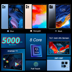 New High-End >10.1 Inch MTK Android 12 Tablet PC for Kids 8GB 256GB Dual Camera 5MP+13MP WiFi GPS FM Capacitive Touch Screen - Product Image 2