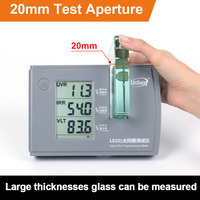 Marca propia LS101 Window Tint Checker Car Transmission Tester Medidor de transmisión de película solar automática