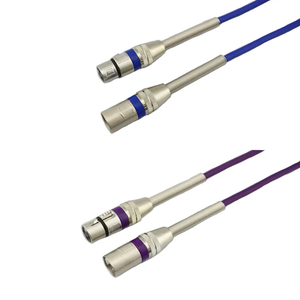 Câble de microphone XLR mâle à femelle noir de 6 pieds avec conducteurs en cuivre, gaine en PVC de 6mm <span class=keywords><strong>pour</strong></span> haut-parleur ou système de sonorisation - Product Image 5