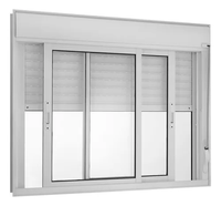 Luxseal Fenêtres modernes en aluminium avec double vitrage Verre coulissant Conception de fenêtres pour maison hôtels Cadre en aluminium Verre de fenêtre