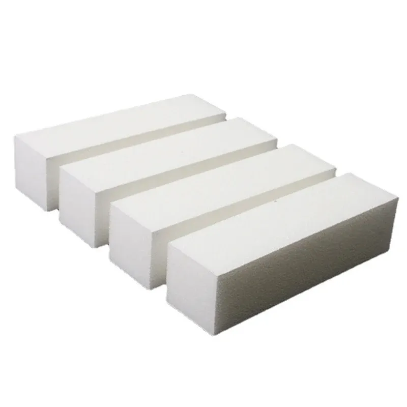 10 adet beyaz parlatıcı zımpara dosyaları blok pedikür manikür parlatıcı tırnak sanat tampon parlatma araçları