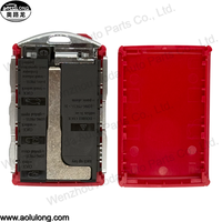 Coque de clé de voiture à vente directe d'usine avec lame de clé d'urgence, télécommande 3 boutons pour clés de véhicules Volvo, sans logo