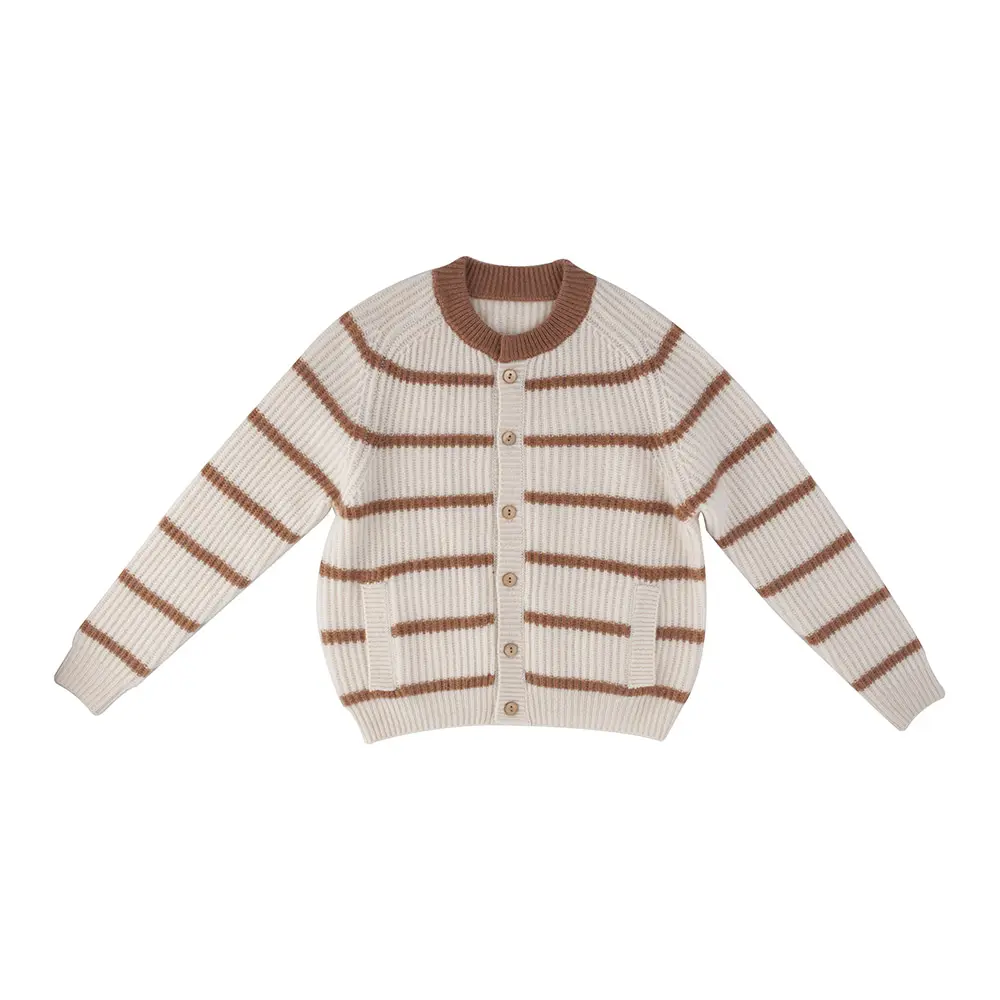 Designers vêtements de famille assortis maman et moi tricot haut enfant Cardigan manteau manches longues boutonné mignon maman et moi pull