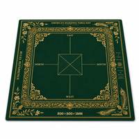 Housse de table imperméable, tapis de Mahjong 800x800mm, bord durable pour 4 joueurs, accessoire de jeu