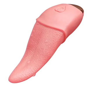 New Soft Tongue Design Licking <b>Vibrator</b> Rechargeable Heating <b>Vibration</b> Real Oral Pleasure Clitoris G Spot <b>Vibrator</b> for Women - Product Image 1