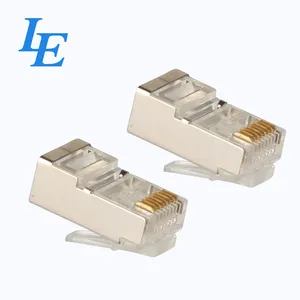 Conector de rede modular para cabo lan, china, fabricante cat6 utp ftp rj45