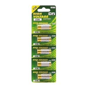 Batería alcalina de 23A y 12V de alto voltaje para control remoto de abridor de puerta de garaje - Product Image 1