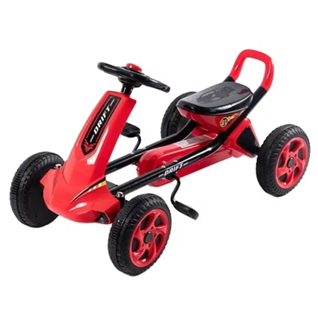 2022 novo design venda quente mais popular menino menina presente 4 rodas pedal kart para crianças estilo legal pedal operado passeio no brinquedo