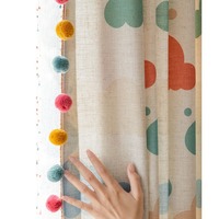 Rideaux occultants modernes couleur crème 100% polyester pour salon, voilages pour fenêtres françaises, tailles et designs personnalisables