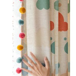 <span class=keywords><strong>Tende</strong></span> Oscuranti Moderne per Bambini in Stile Crema Stampato per Soggiorno <span class=keywords><strong>Tende</strong></span> Trasparenti a Pacchetto per Portafinestra 100% Poliestere Personalizzabili - Product Image 5