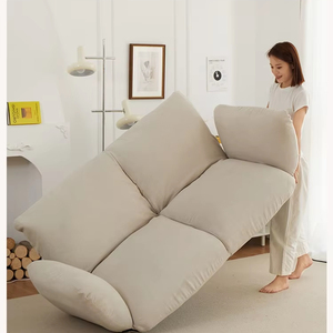 Canapé double <span class=keywords><strong>moderne</strong></span> Canapé simple avec dossier incliné pour dormir ou se détendre dans la chambre à coucher Petit canapé de style tatami - Product Image 1