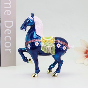 SHINNYGIFTS 2026 nuovo anno regalo animale zodiaco scatola decorativa per soggiorno e studio creativo Feng Shui ornamento all'ingrosso - Product Image 2