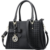 Sac à main structuré en cuir PU pour femme avec poignée supérieure et fermeture sécurisée pour un usage quotidien décontracté