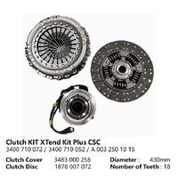 Kit d'embrayage X-Tend Plus CSC pour camions Actros, Arocs, Antos Series, référence 3400 710 072, pièce de rechange 0032501015, fourni directement par l'usine.