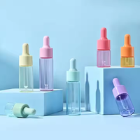 Clear Whosale Hot Selling 30ml Frosted Bunte Kosmetische Hautpflege Verpackung Glas Ätherisches Öl Tropf flaschen Glas