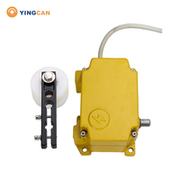 Interruptor de Cuerda Industrial Eléctrico Marca YINGCAN TPS-2D, Interruptor de Posición de 10A, Aluminio Fundido, 24-380V AC/DC