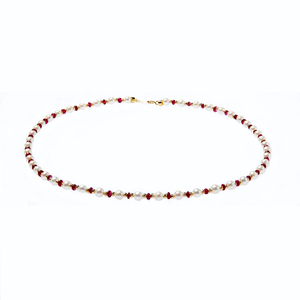 Dây chuyền thiết kế mới bằng vàng 18k nguyên chất, ngọc trai nước ngọt, sang trọng, có thể tùy chỉnh, kiểu choker dành cho nữ, trang sức ngọc trai - Product Image 1