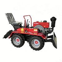 Mini Tractor Agrícola Multifuncional de Bajo Consumo de Combustible para Empujar Suelo en Huertos y Múltiples Operaciones Agrícolas