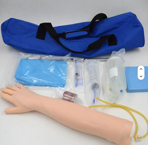 Ilmu medis IV praktek injeksi Lengan & Venipuncture Phlebotomy Kit pelatihan-silika Gel Model pereda nyeri tahan lama untuk - Product Image 1