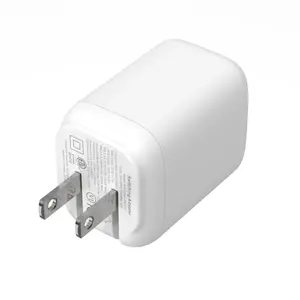 Adaptadores rápidos para celular de fábrica no Vietnã e em Xenzhen, carregador de parede para laptops tipo C PD Qc 3.0 Gan 32W 30W Gan Dual USB para iphone