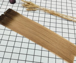 Tramas <span class=keywords><strong>cosidas</strong></span> a máquina de la mejor calidad, <span class=keywords><strong>extensiones</strong></span> de cabello humano chino virgen 100%, cutícula completa, trenzado intacto, blanqueamiento recto - Product Image 2