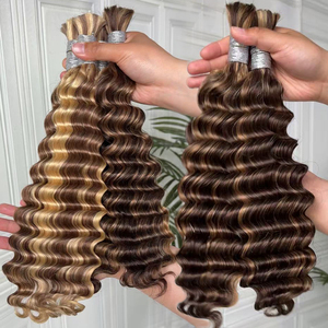 Extensiones de Cabello Humano Virgen a Granel Sin Trama Para Trenzar, Doble Trama, Negro Natural, Venta al Por Mayor - Product Image 2