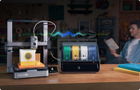 Impresora 3D Creality Hi Combo Inteligente Multimaterial de 16 Colores CFS de Impresión Rápida de 500mm/s de Alta Velocidad, Impresora de Escritorio Portátil