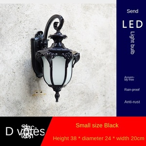 Lámparas de pared para exteriores con energía solar de aleación de aluminio Vintage para jardín con clasificación impermeable IP65 y garantía de 10 años - Product Image 3