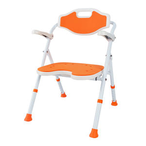 Folding Commode <b>Shower</b> <b>Chair</b> with Bedpan/Home Care or Health Care Toilet Commode <b>Chair</b>/Wheelchair - Product Image 1