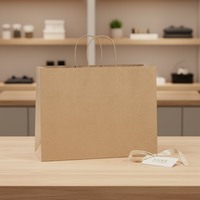 Sacs d'emballage personnalisés avec logo, sacs en papier en gros avec poignées, votre propre logo, personnalisé, blanc, grand format