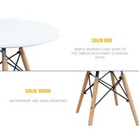 Table à manger extensible Fletcher Capstan, table en bois massif pour la salle à manger, réglable de 1,5 à 2 mètres