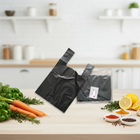 Grands sacs poubelles de 25 gallons en PE robuste avec fermeture thermoscellée et cordon de serrage