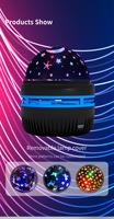 Projecteur d'étoiles LED pour chambre à coucher, prix d'usine, lumière magique en forme de boule, mini boule de cristal, veilleuse