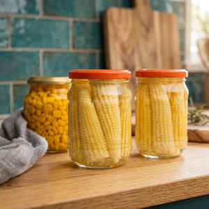 Premium Baby Corn in Brine | Glass <b>Jar</b> | OEM & Private Label | Manufacturer & Exporter from India - Product Image 3