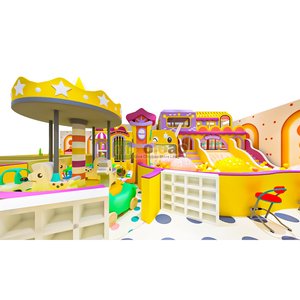 Aoleao Custom Candy Land <b>Indoor</b> Playground Ball Pool <b>Slide</b> Climbing Carousel Role Play for Kids Soft Play CE TUV Certified - Product Image 2