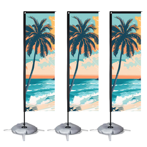 Bandera <span class=keywords><strong>de</strong></span> Plumas con Base <span class=keywords><strong>de</strong></span> Agua Impresa Personalizada, Bandera Promocional Portátil para Exteriores para Concesionarios <span class=keywords><strong>de</strong></span> Autos y Publicidad Empresarial - Product Image 2