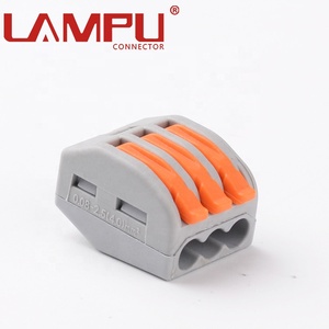 Chất Lượng Cao <span class=keywords><strong>3</strong></span> Pin Nhỏ Gọn Mối Nối Đòn Bẩy Đẩy Trong Khối Thiết Bị Đầu Cuối Nhanh Chóng Điện Dây Cáp Kết Nối Kết Nối - Product Image 5