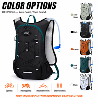 Sac à dos de randonnée imperméable avec poche à eau 12L, sac à dos d'hydratation léger, réfléchissant, pour le cyclisme et les activités de plein air, OEM ODM personnalisé