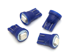Autodragons AC/DC 6.3V T10 W5W 168 192 194 # Bombillas LED 1SMD de Color Blanco Azul 555 para Máquinas de Pinball, Sin Parpadeo, Luz de 360° - Product Image 1